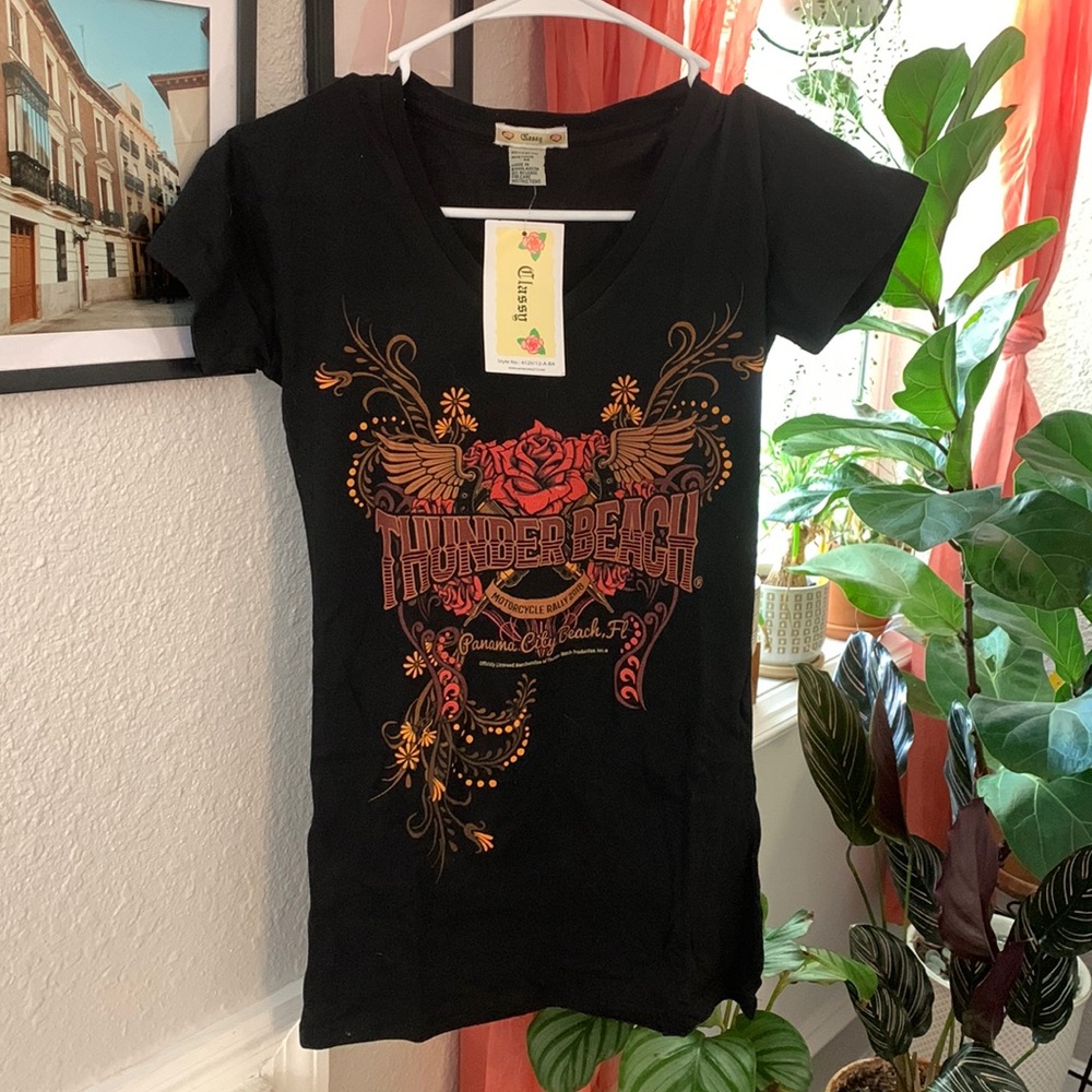 BRAND NEW motorcycle rally womens tee